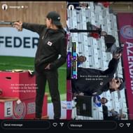 Screen grab of Morgam Riddle's Instagram stories